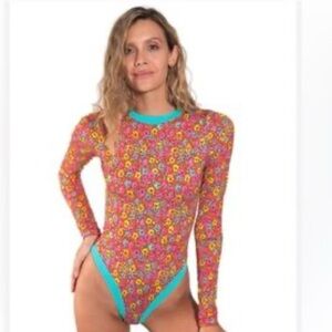 One One Ophelia Women's Floral One Piece Swimsuit